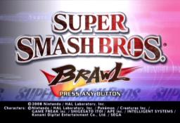 Super Smash Bros. Brawl Title Screen